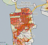 Census Google Mashup SF